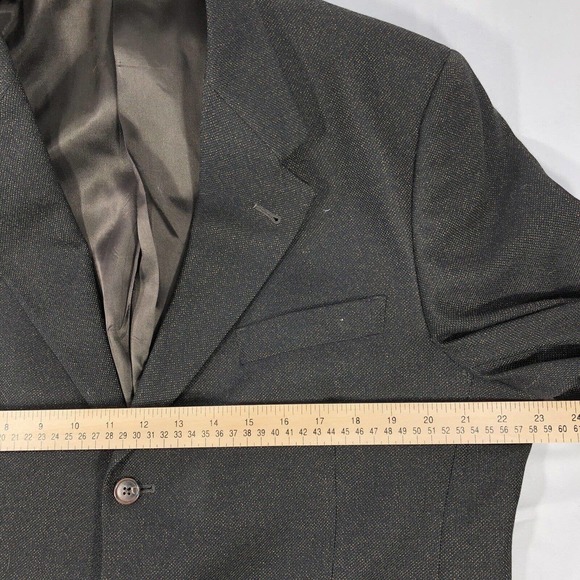 HART SCHAFFNER MARX SUIT JACKET BLAZER SPORTS COAT 42XL WOOL 3 BUTTON USA MADE - Picture 11 of 15